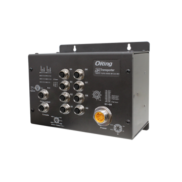 TGPS-9080-M12A-MV EN50155 8-port managed PoE Ethernet switch