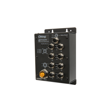 TXPS-1080 EN50155 8-port unmanaged PoE Ethernet switch