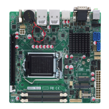MANO520 Mini-ITX SBC 9th/8th Gen i7/i5/i3 Dual DisplayPort++, HDMI