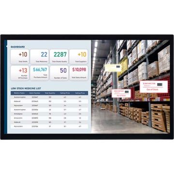 XPPC24-200A 23.8” Fanless Panel PC IP65 Front 11th Gen CPU