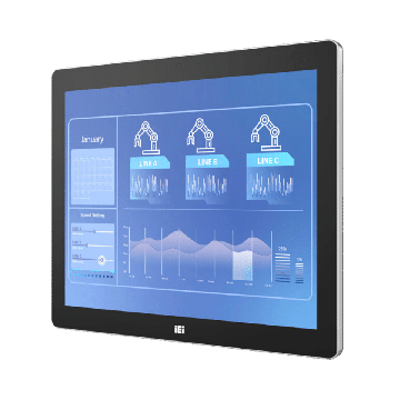 DM2-170H 17" IP65-Front Industrial Display